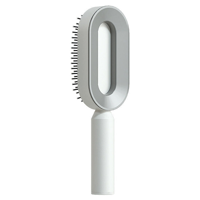 Self Cleaning Hair Brush For Women One-