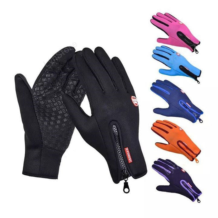 Winter Gloves Touch Screen Riding Motorcycles Gloves With Fleece