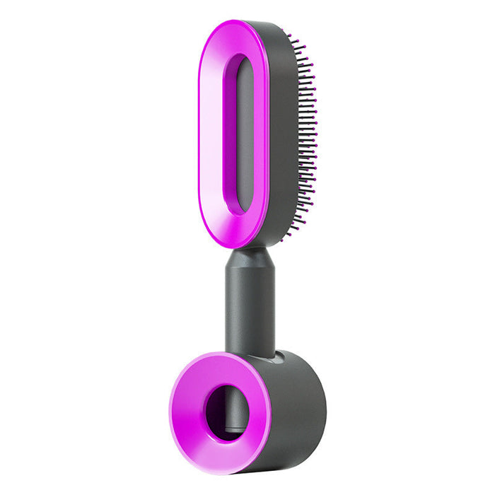 Self Cleaning Hair Brush For Women One-