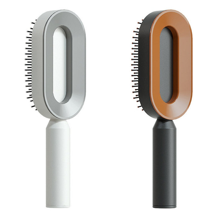 Self Cleaning Hair Brush For Women One-