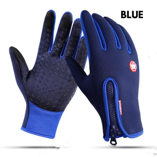 Winter Gloves Touch Screen Riding Motorcycles Gloves With Fleece