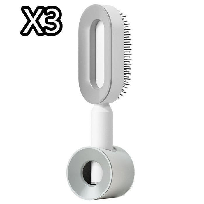 Self Cleaning Hair Brush For Women One-