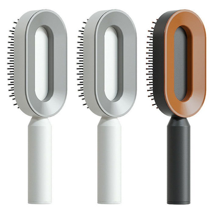 Self Cleaning Hair Brush For Women One-