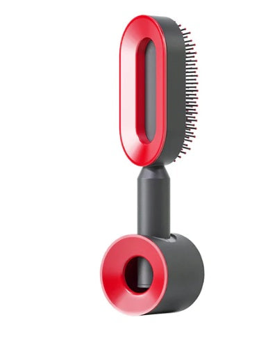 Self Cleaning Hair Brush For Women One-