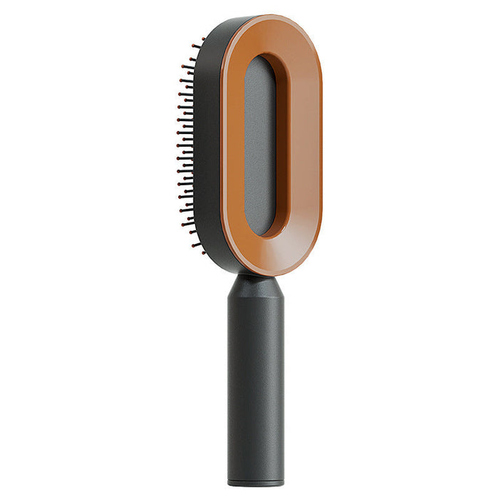 Self Cleaning Hair Brush For Women One-