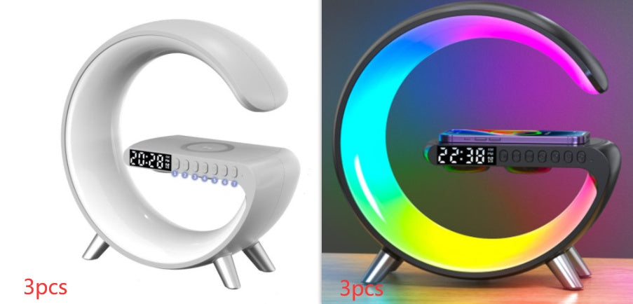 New Intelligent G Shaped LED Lamp Bluetooth Speake Wireless Charger