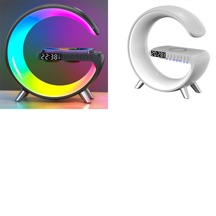 New Intelligent G Shaped LED Lamp Bluetooth Speake Wireless Charger