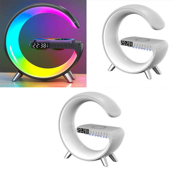 New Intelligent G Shaped LED Lamp Bluetooth Speake Wireless Charger