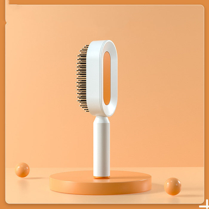 Self Cleaning Hair Brush For Women One-