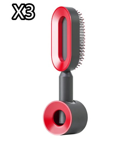 Self Cleaning Hair Brush For Women One-