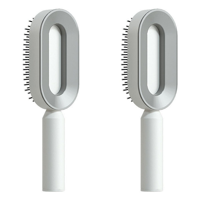 Self Cleaning Hair Brush For Women One-