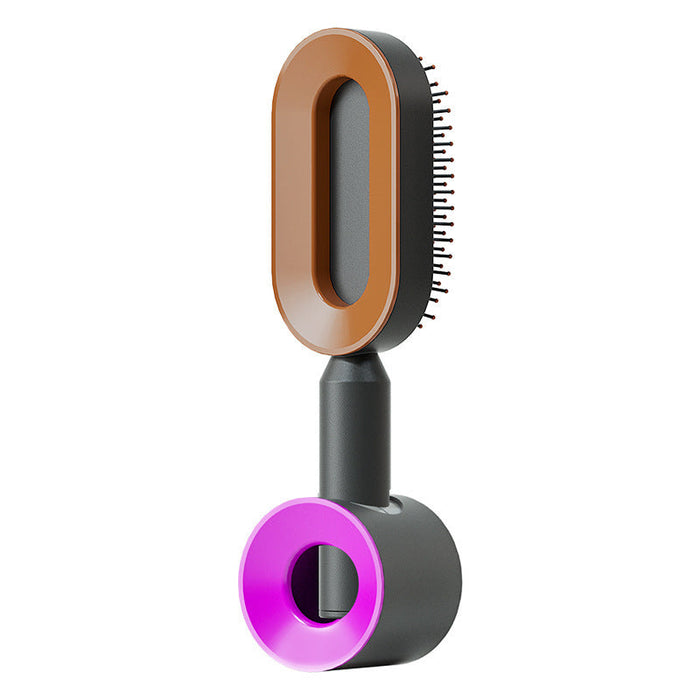 Self Cleaning Hair Brush For Women One-