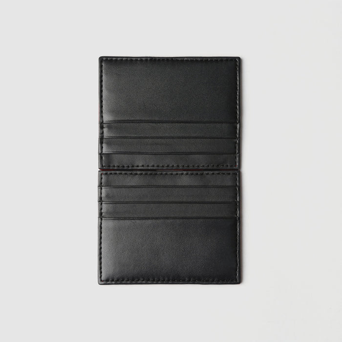 Magic Wallet Black inside Red