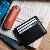 Magic Wallet Black inside Red